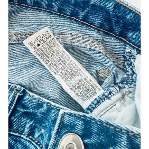 Forever 21 Men's Moto Distressed Skinny Jeans, Sz 30 Vintage bBlue - Picture 7 of 7